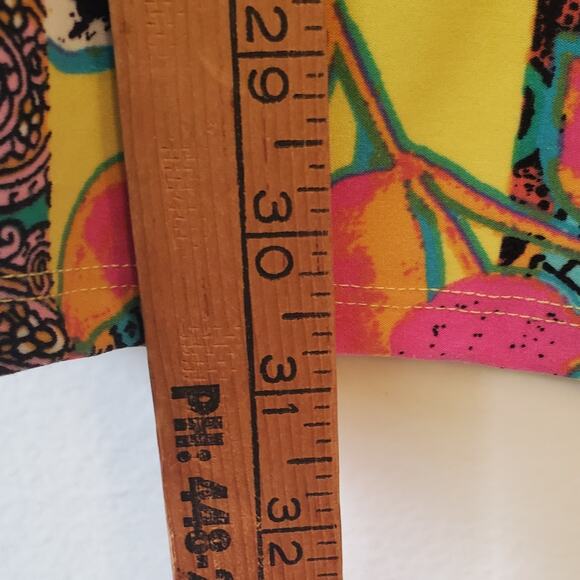 Melissa Paige Womens Shirt Top Beaded Neckline Blouse Sz 4XL 3/4 Sleeve V Neck - Picture 12 of 12